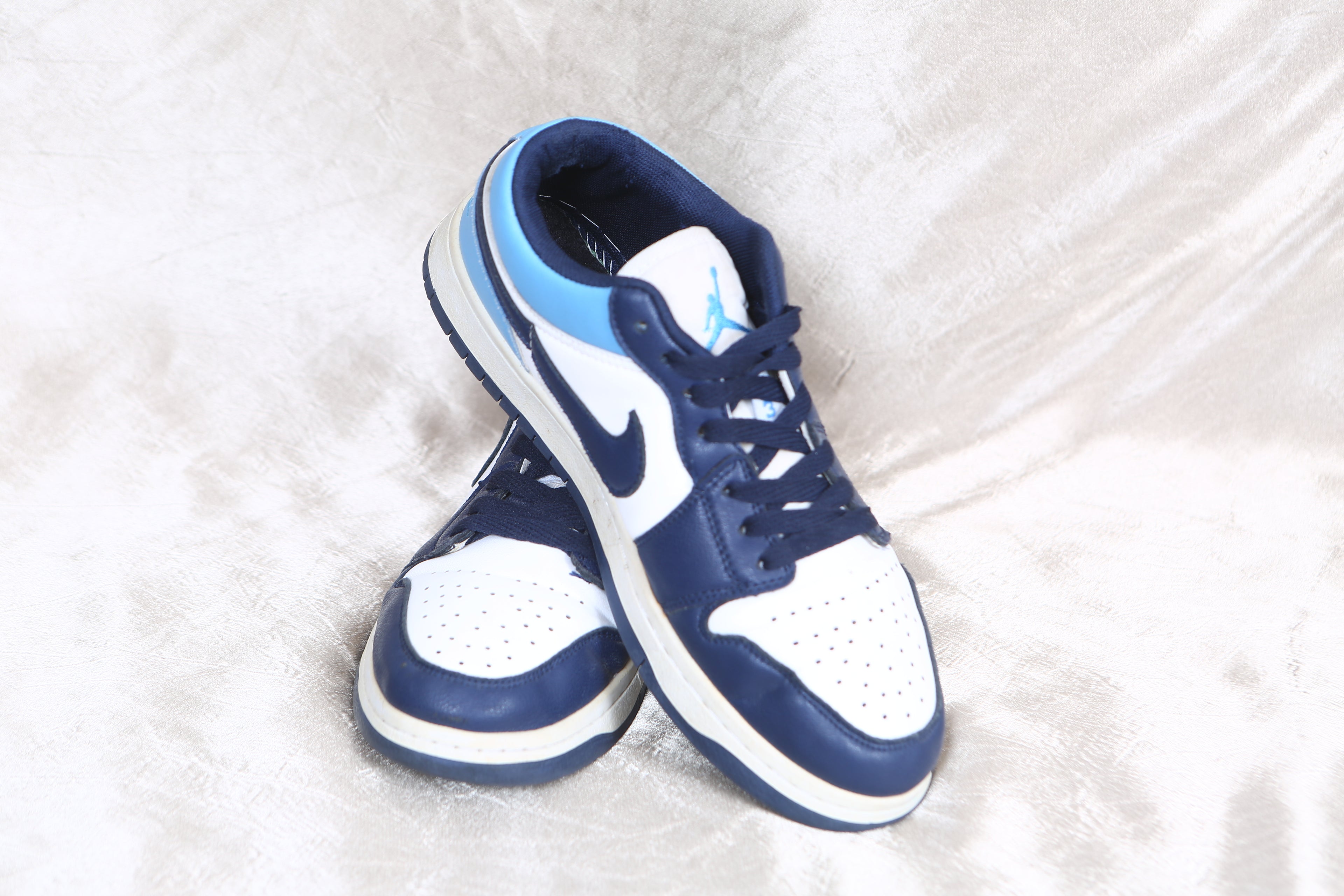 Retro 1 Low 'Navy & Blue' Fashion Sneakers GS Edition