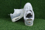 The Icon: White & Gold "Elephant" Fashion Sneaker