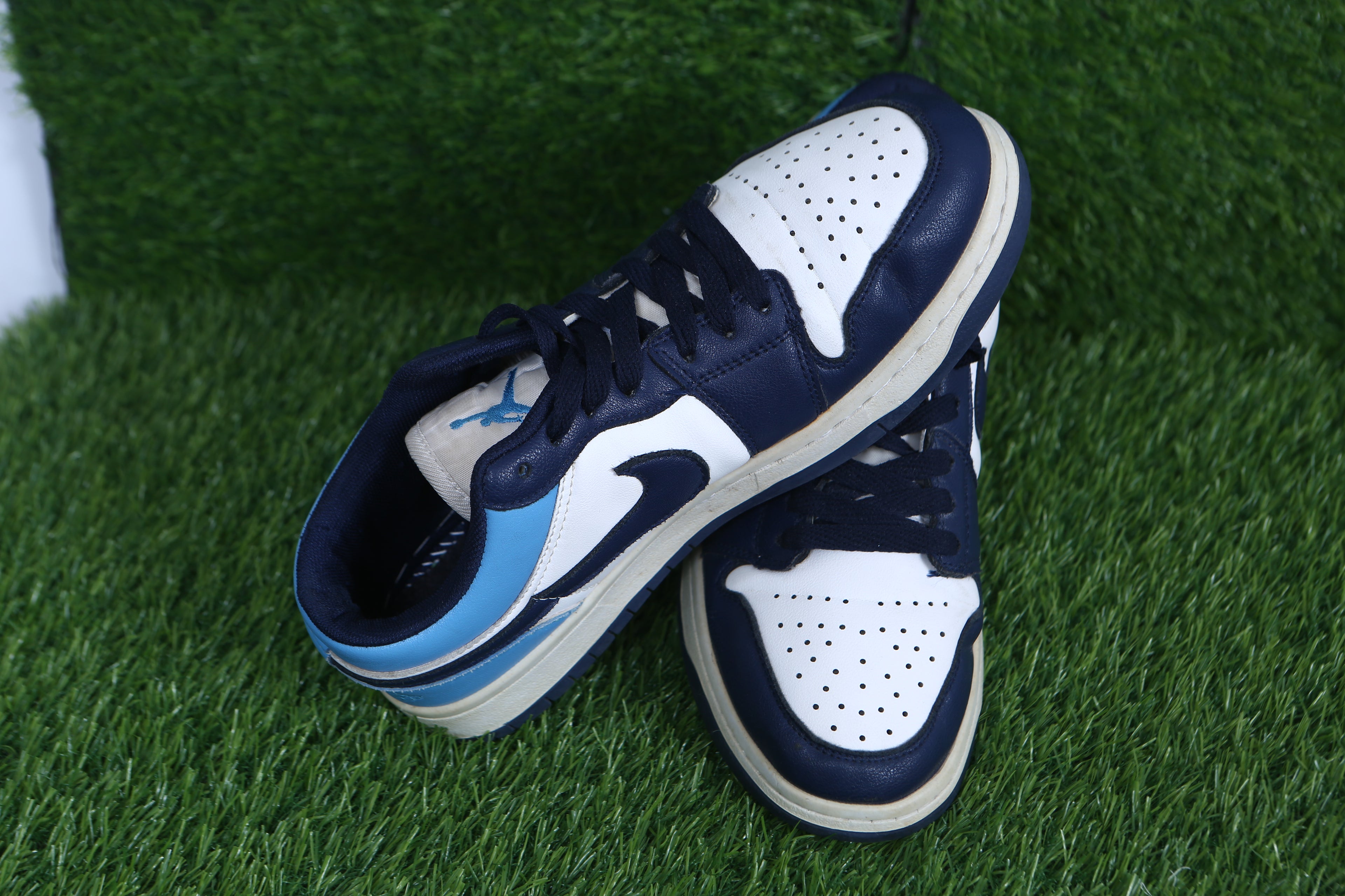 Retro 1 Low 'Navy & Blue' Fashion Sneakers GS Edition